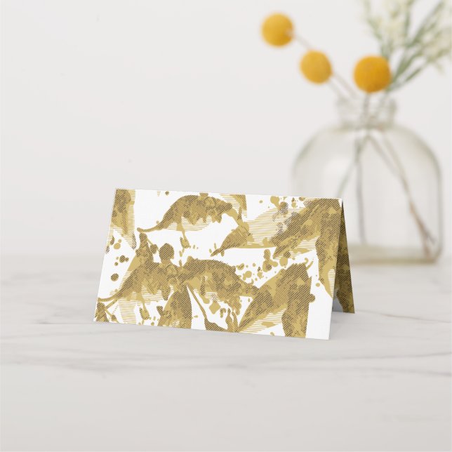 Placement Carte de lieu pliée (Devant)