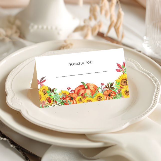 Placement Carte de lieu Thanksgiving (Créateur téléchargé)