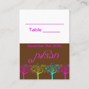 Placement Carte de Mariage Bat mitzvah Liana Claire