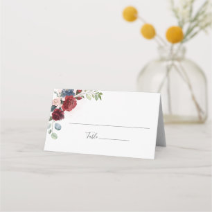 Placement Carte de Mariage botanique de Bourgogne