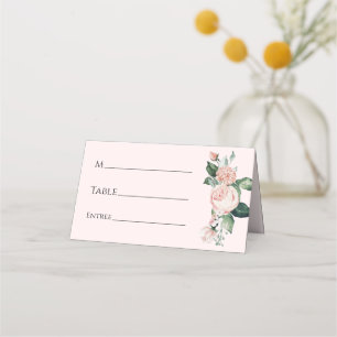 Placement Carte de Mariage florale