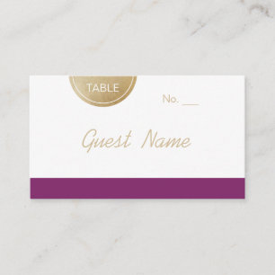 Placement Carte de mariage moderne minimaliste du secteur vi