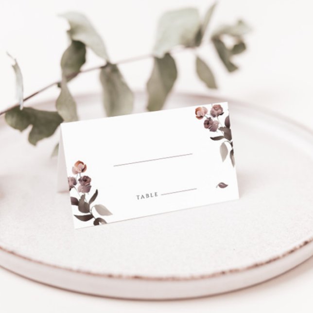 Placement Carte de Mariage plié violet Place Repas végétarie (Créateur téléchargé)