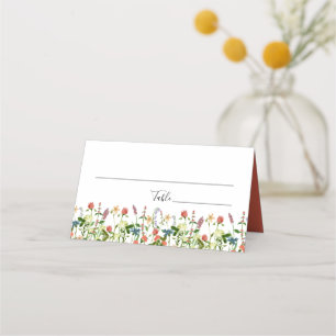 Placement Carte de Mariage végétal