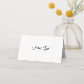 Placement Carte de nom