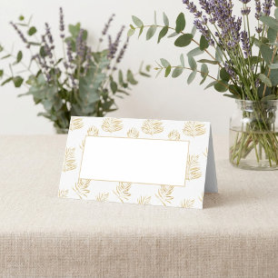 Placement Carte de nom d'invité de la réception de mariage d