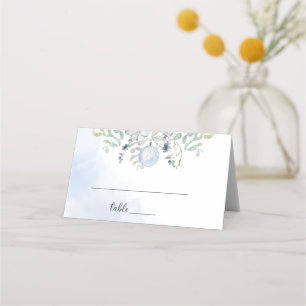 Placement Carte de place Blue Winter
