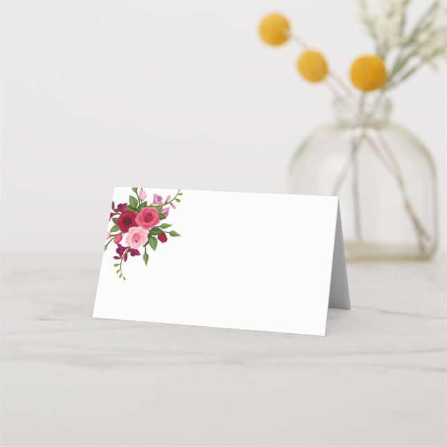 Placement Carte de place de nom plié (Devant)