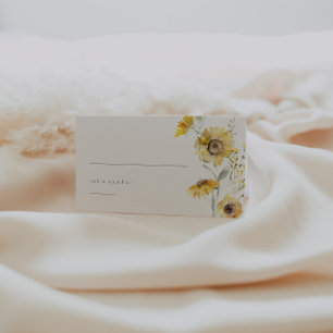Placement Carte de place Mariage Floral Aquarelle