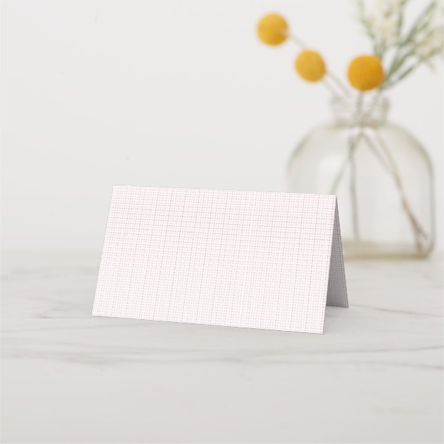 Placement Carte de place pliée (Devant)