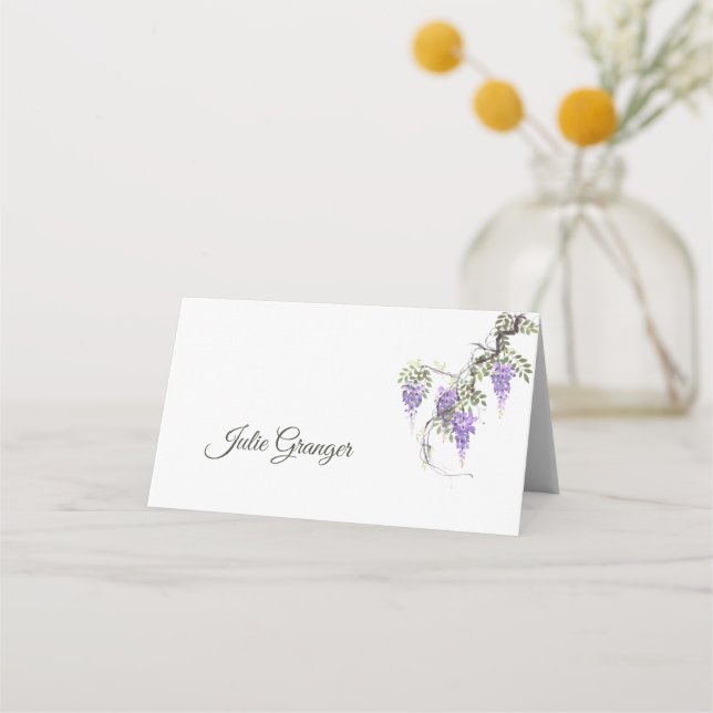 Placement Carte de place pliée (Devant)