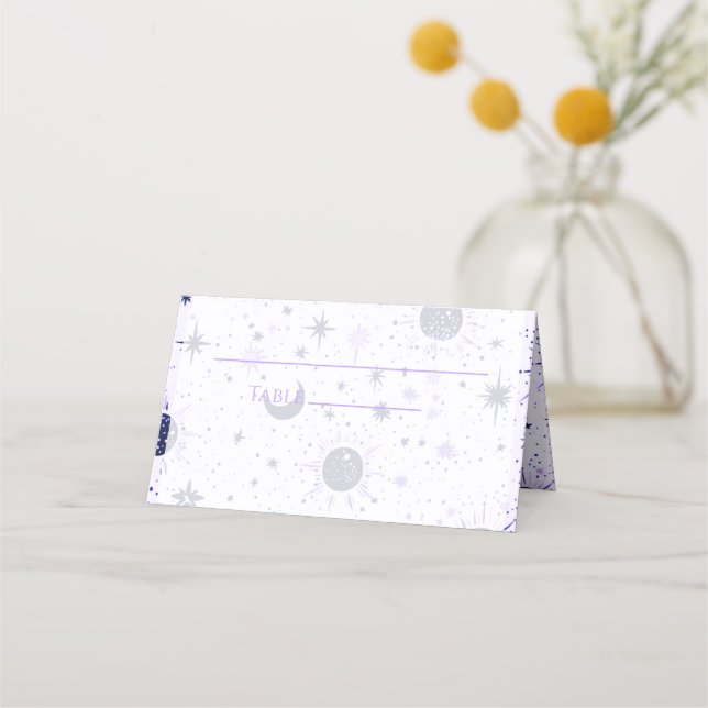 Placement Carte de place pliée du Mariage céleste (Devant)