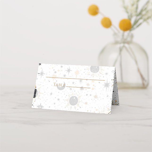 Placement Carte de place pliée du Mariage céleste (Devant)