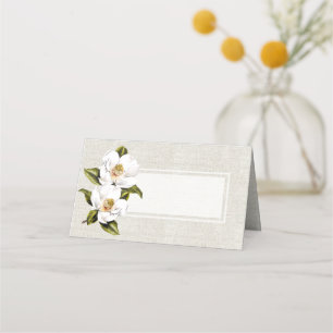 Placement Carte de place pliée du Mariage Magnolia Sud
