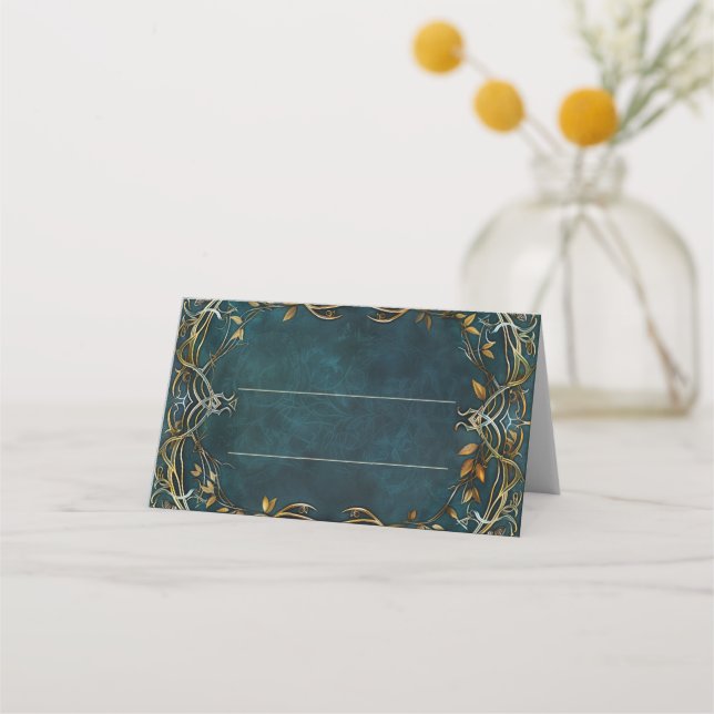 Placement Carte de place pliée Imaginaire (Devant)