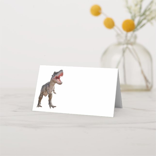Placement Carte de place pliée T Rex (Devant)