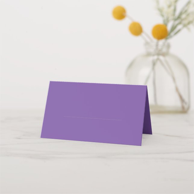 Placement Carte de place pourpre (Devant)