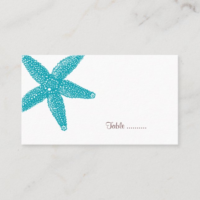 Placement Carte de place Starfish (Devant)