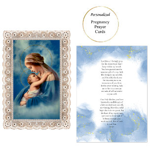 Placement Carte de prière de grossesse de la Vierge Marie ca