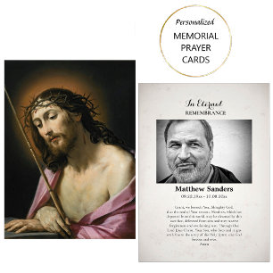 Placement Carte de prière de la Passion du Christ pour les f