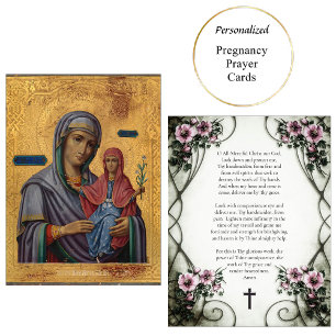 Placement Carte de prière de Sainte Anne et de la grossesse