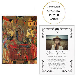 Placement Carte de prière minimaliste orthodoxe