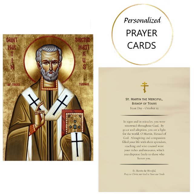 Placement Carte de prière orthodoxe de St. Martin le Miséric (Créateur téléchargé)