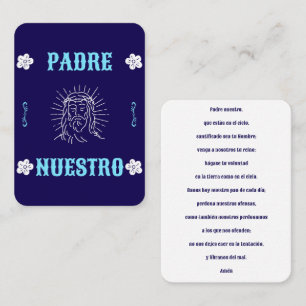 Placement Carte de prière Padre Nuestro – Notre Père en espa