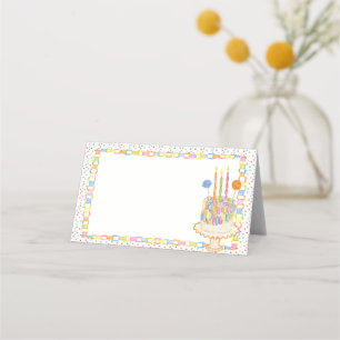Placement Carte de remerciement pour fête d'anniversaire Con