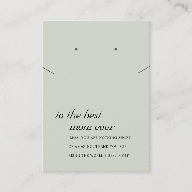 PLACEMENT CARTE DE REMORQUERIE VERTE GRISE RUSTIQUE (Devant)