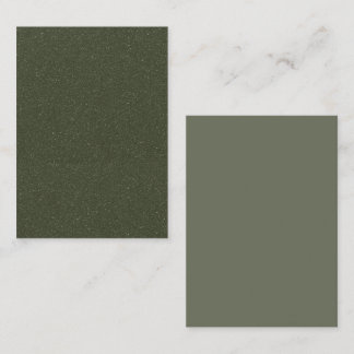 Placement Carte de Repas Plate Texturée Vert Moussu
