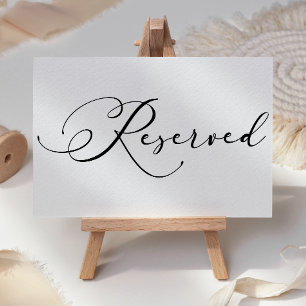 Placement Carte de réservation de mariage simple moderne noi