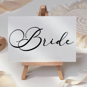 Placement Carte de réservation de mariage simple moderne noi
