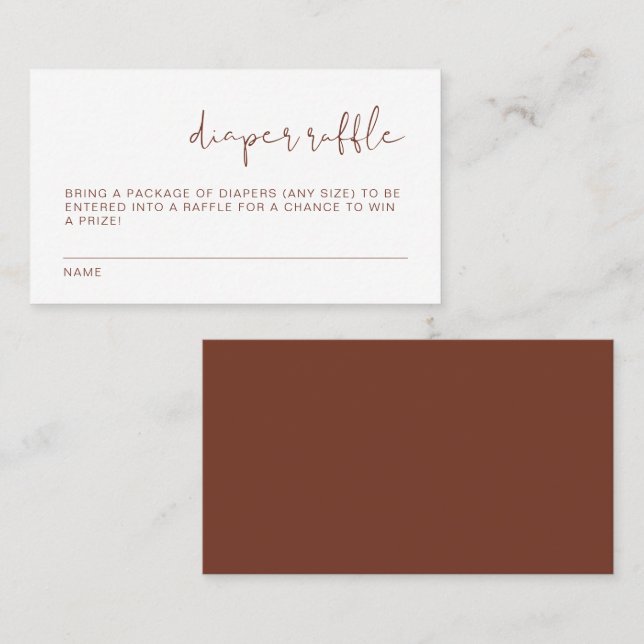 Placement Carte de rouille couleur rouille CORIANDER Boho (Devant / Derrière)