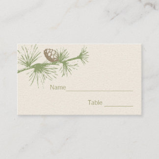 Placement Carte de siège à feuillage persistant