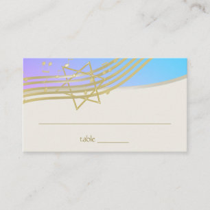 Placement Carte de siège Bat mitzvah de musique