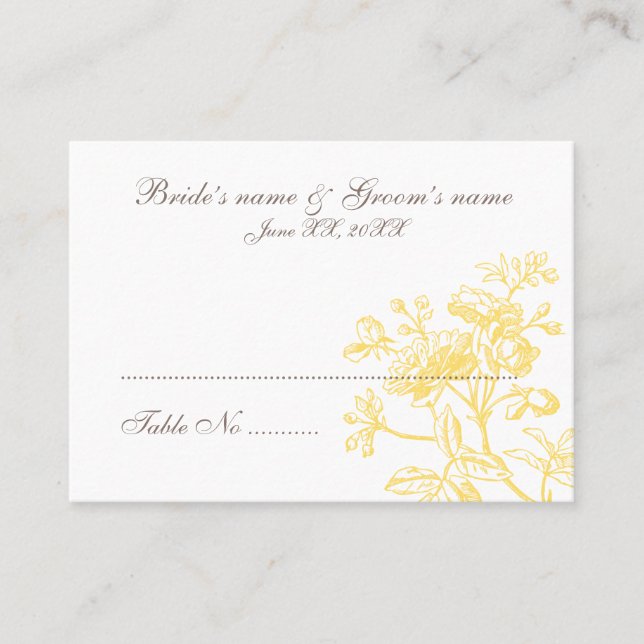 Placement Carte de siège du client (Devant)