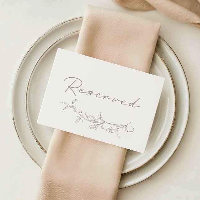 Placement Carte de Siège Réservé pour Invité de Mariage Vint (Créateur téléchargé)