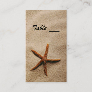 Placement Carte de table Beach Serenity