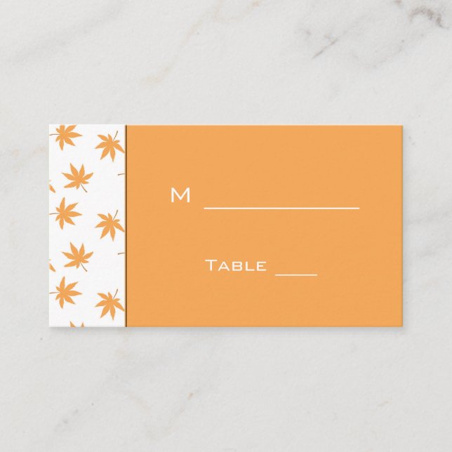 Placement carte de table de dîner de réception de mariage po (Devant)