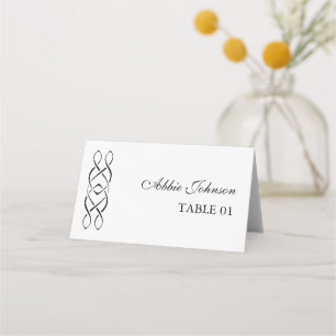 Placement Carte de table de mariage à nœud celtique personna
