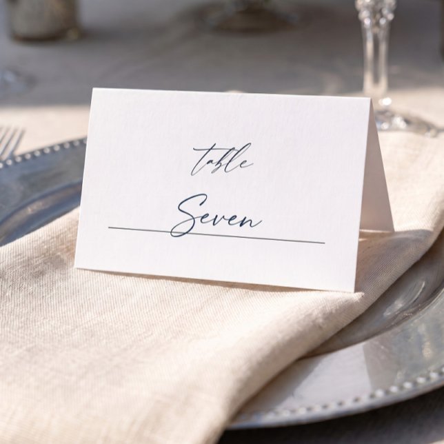 Placement Carte de table de mariage élégante classique (Créateur téléchargé)