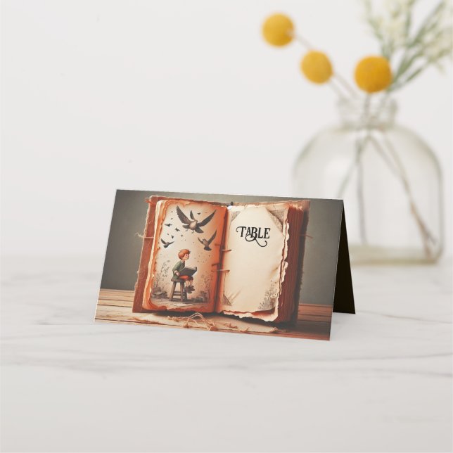 Placement Carte de table fantaisiste (Devant)