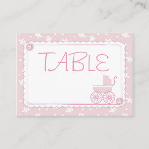 Placement Carte de table Sweet One Girl Mini plat