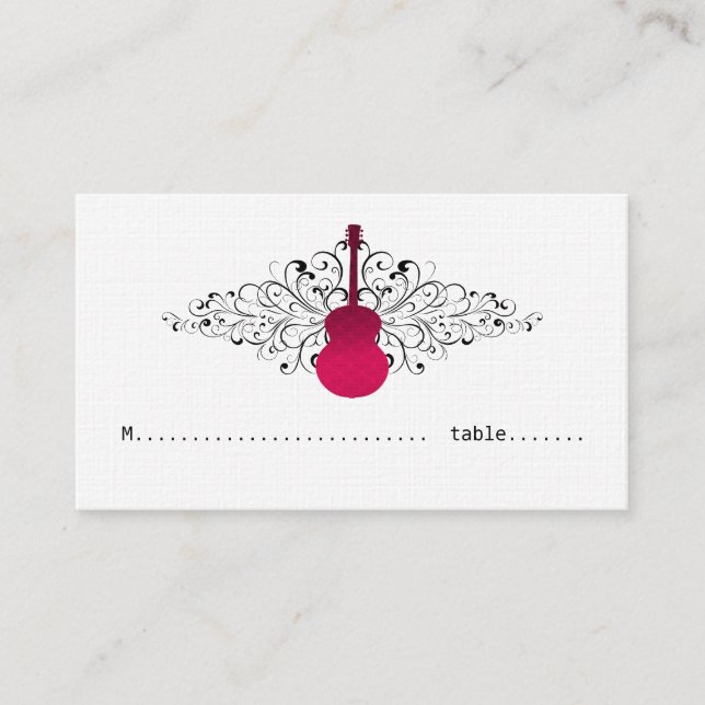 Placement Carte d'emplacement de guitare Hot Rose Swils (Devant)