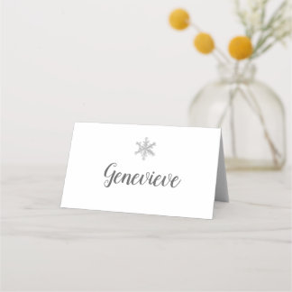Placement Carte d'emplacement de snowflacon