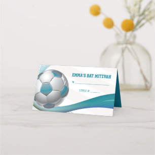 Placement Carte d'escorte Bat mitzvah de la barre de SOCCER