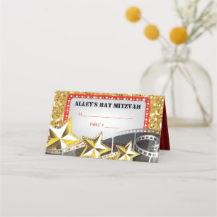Placement Carte d'escorte Bat mitzvah de la barre VIP MOVIE 
