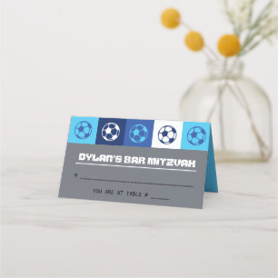 Placement Carte d'escorte de la table de Bat mitzvah du FOOT