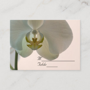 Placement Carte d'invité de mariage Élégante Orchidée
